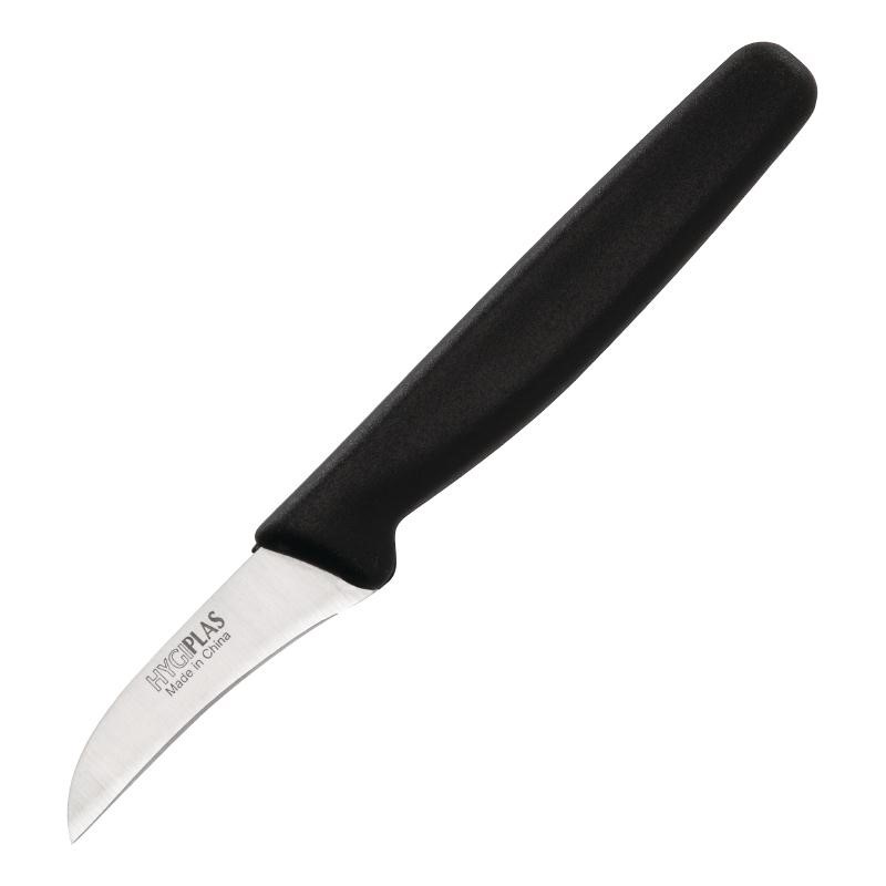 Hygiplas schwarz Tourniermesser 7cm 
